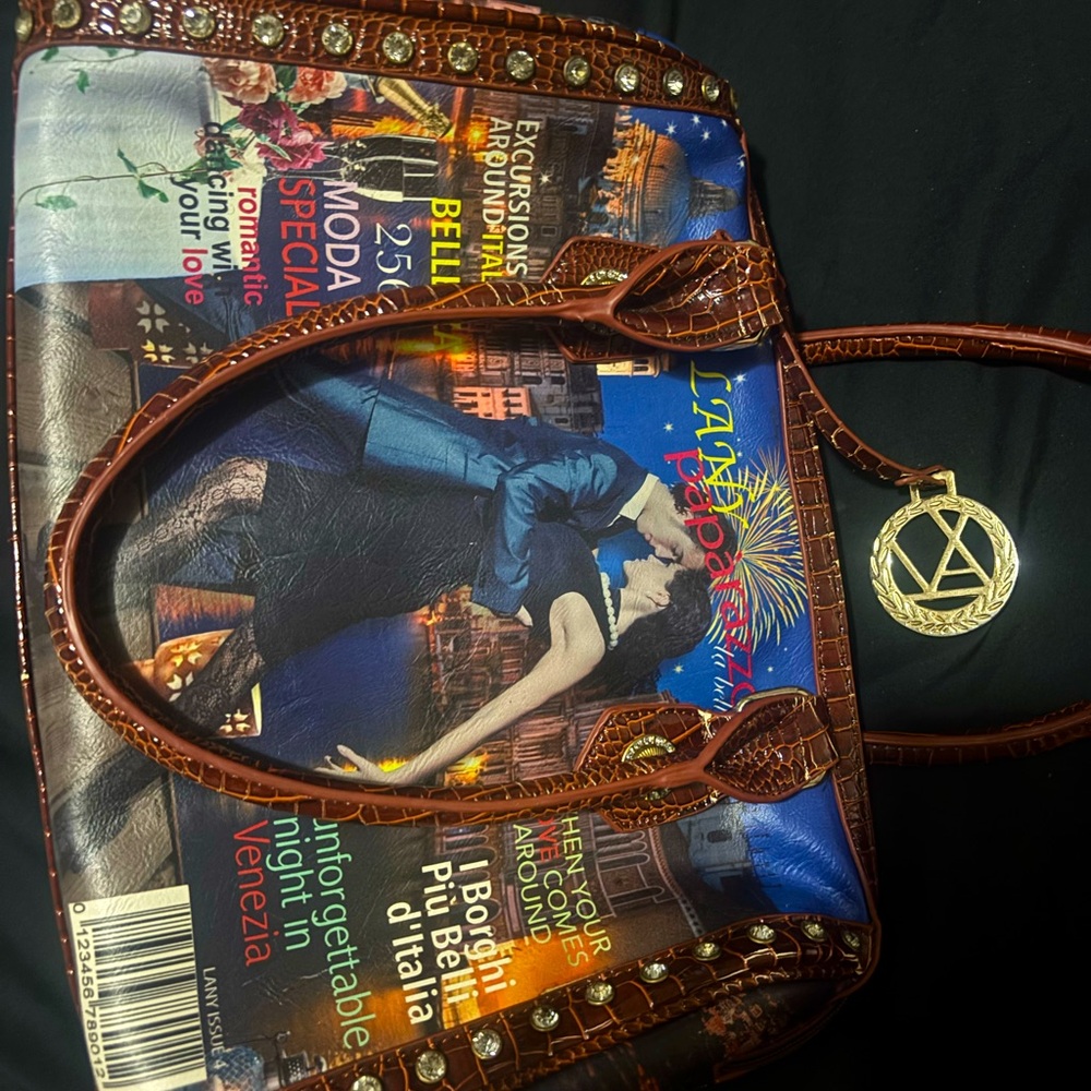 This vintages bag I grabbed from my mom lol